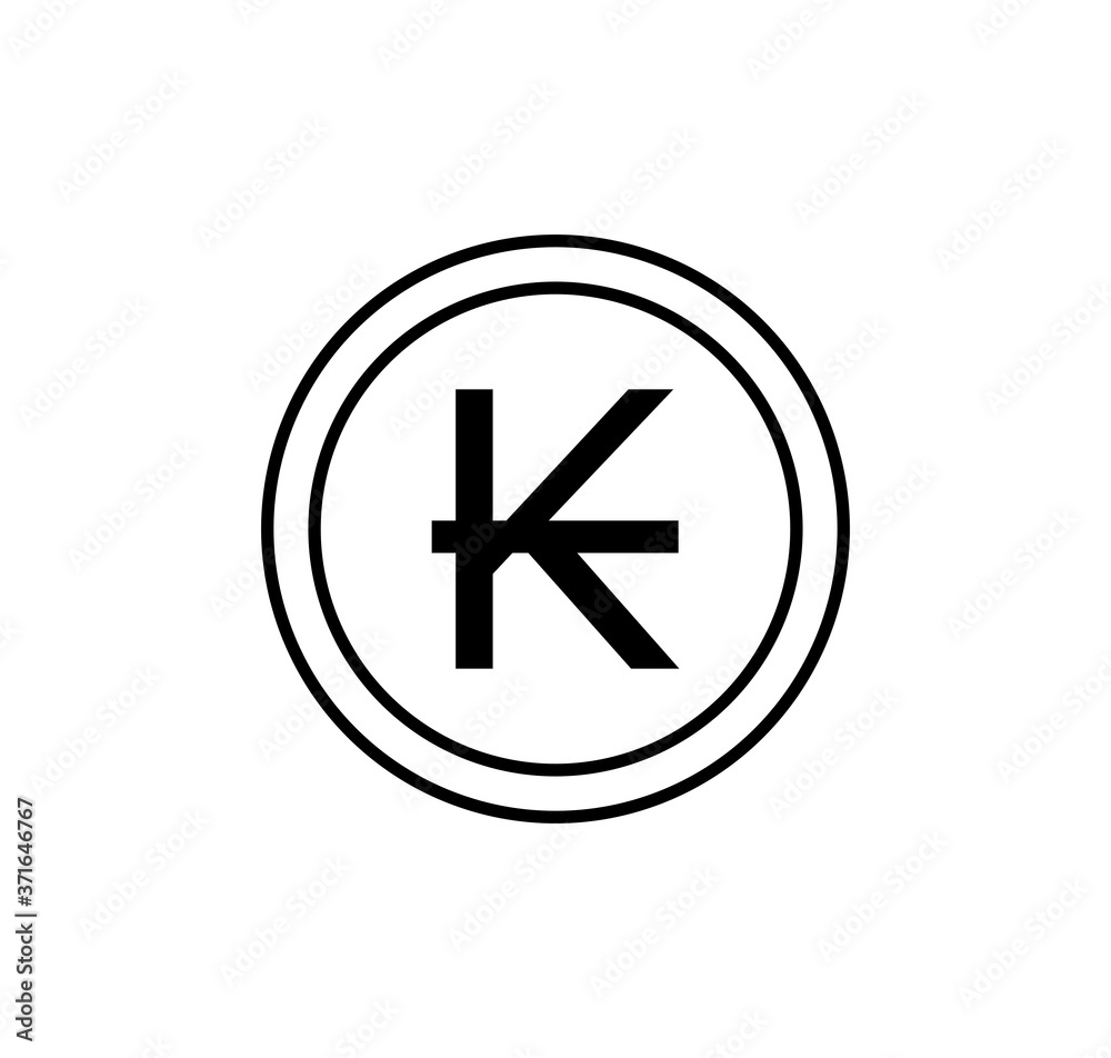 Coins lao kip icon in simple style isolated on white background. Laos is a developing country and a new star in Asia. Coins lao kip icon in simple style isolated on white background. Laos is a developing country and a new star in Asia.