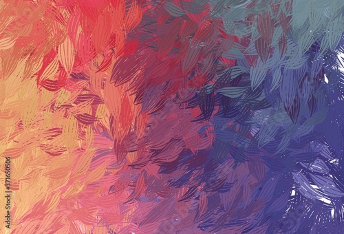 Light Multicolor vector backdrop with memphis shapes.