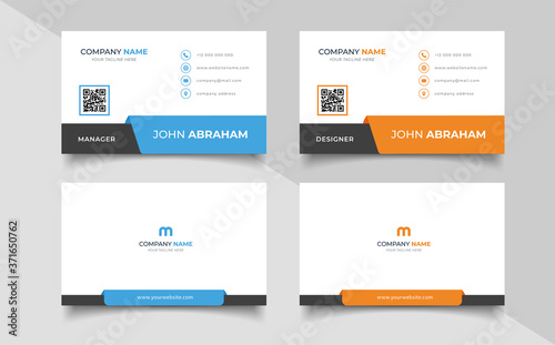 creative modern name card and business card	