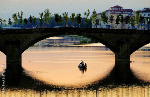 Arno river in Florence, Italy, Europe