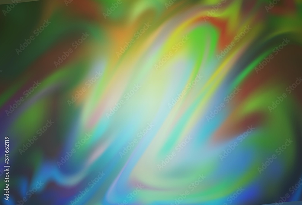 Obraz premium Light Blue, Green vector glossy abstract layout. Colorful abstract illustration with gradient. New style for your business design.