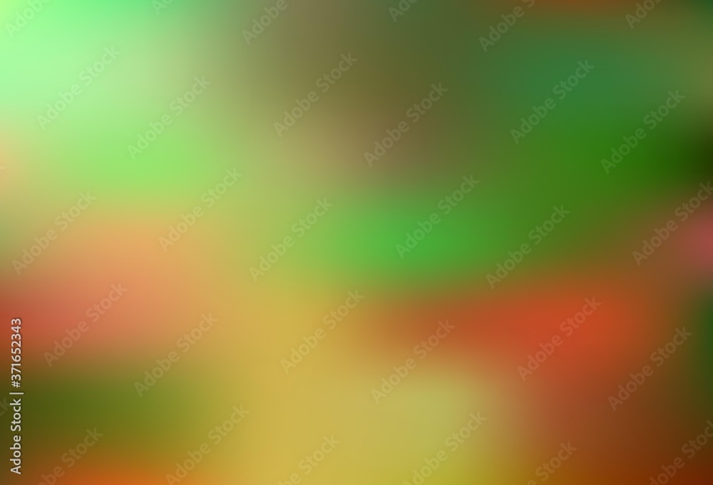 Light Green, Yellow vector glossy abstract layout.