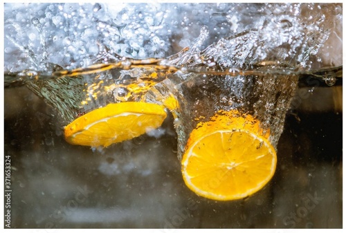 lemon and water