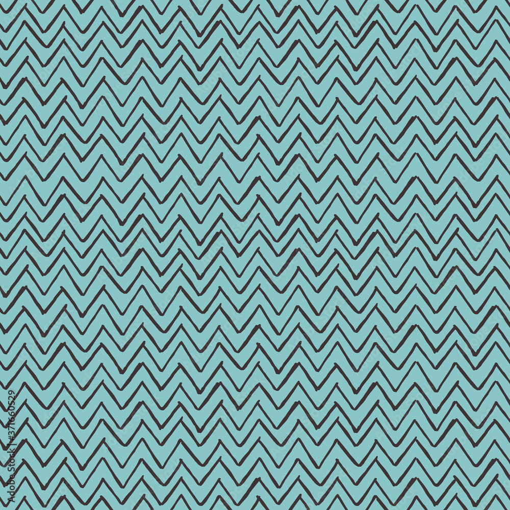 Seamless hand drawn zig zag pattern Seamless hand drawn zig zag pattern