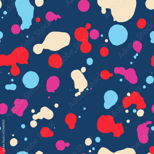 Seamless splash pattern