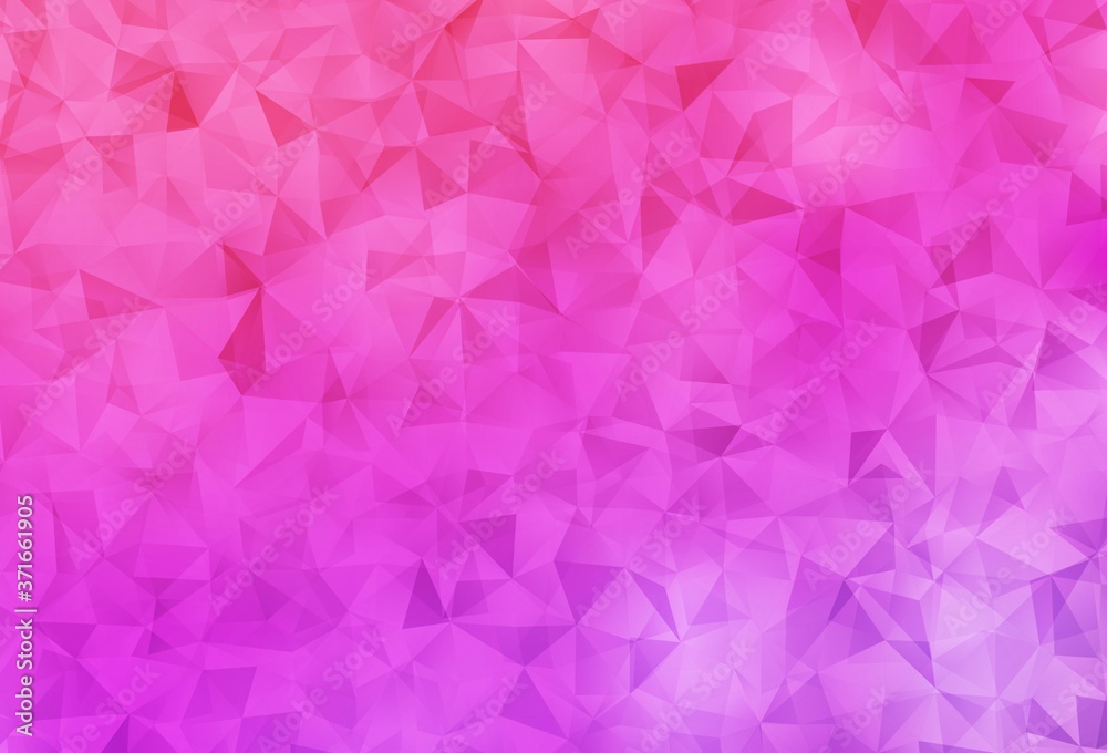 Light Purple, Pink vector polygon abstract backdrop. Light Purple, Pink vector polygon abstract backdrop.