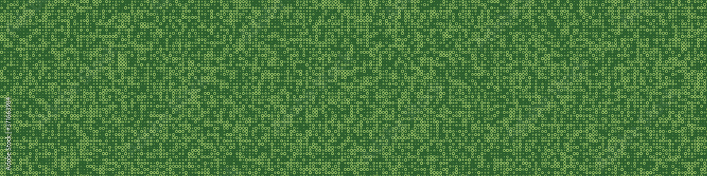 Abstract Color Halftone Dots generative art background illustration