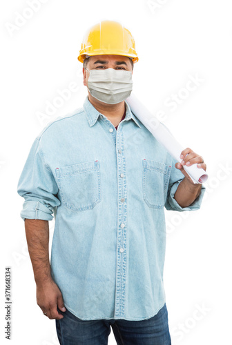 Male Contractor In Hard Hat...