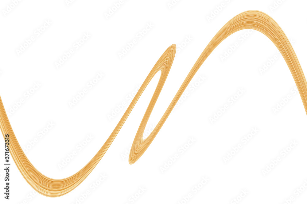 Swirled long blond hair strand on white, isolated Swirled long blond hair strand on white, isolated