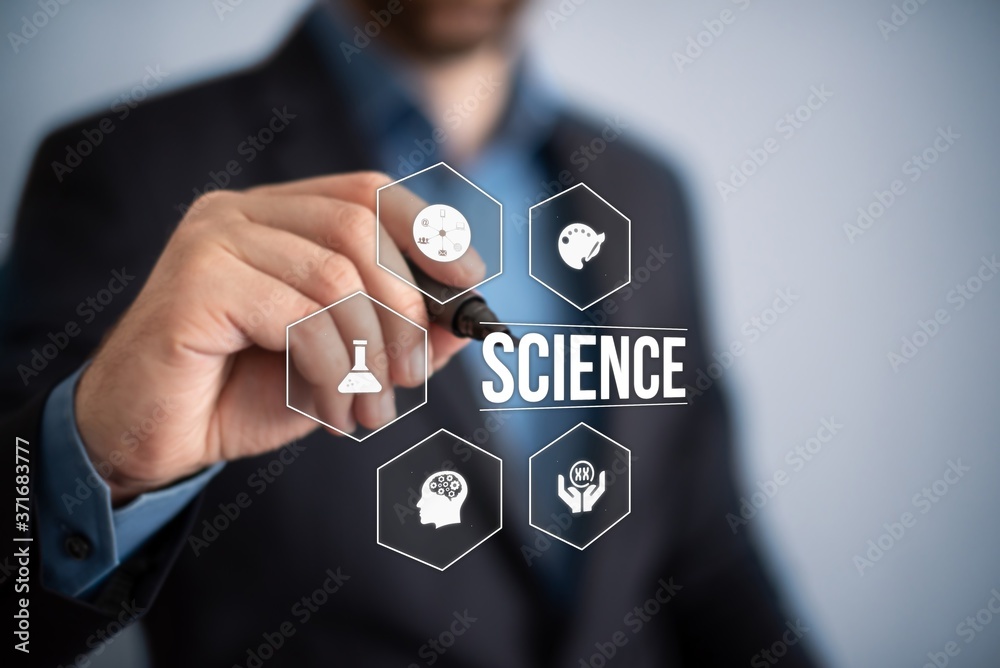 Naklejka premium science