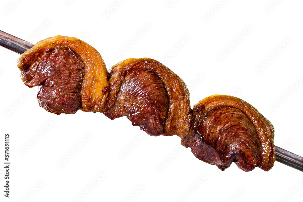 churrasco no espeto grelhado Stock Photo