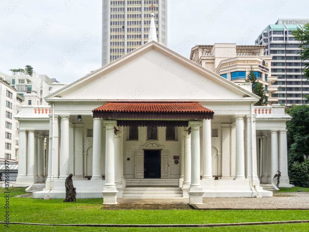 The Armenian Church, dedicated to St Gregory the Illuminator, is the oldest church in Singapore