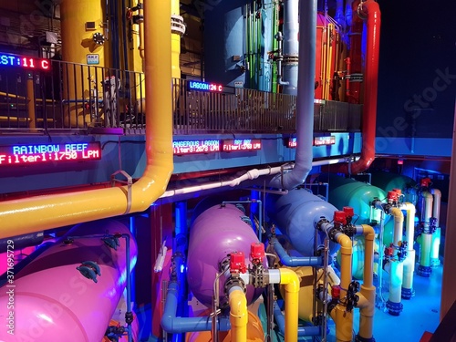 Tuberías coloridas