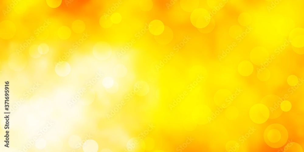 Light Orange vector background with bubbles. Abstract decorative design in gradient style with bubbles. Design for your commercials. Light Orange vector background with bubbles. Abstract decorative design in gradient style with bubbles. Design for your commercials.