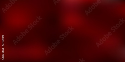 Dark green, red vector blur texture.