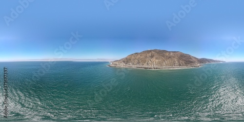 Fototapeta Naklejka Na Ścianę i Meble -  HDRI Landscape 360 Spherical Map, 3D and Post Production, 8K