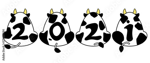 牛04_01（牛の背中の模様でつくった2021）