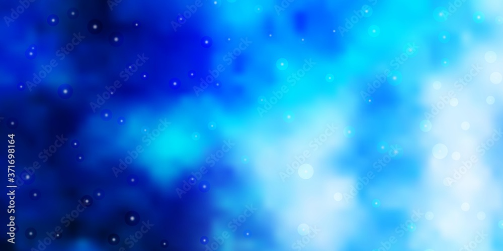 Light BLUE vector pattern with abstract stars. Decorative illustration with stars on abstract template. Theme for cell phones. Light BLUE vector pattern with abstract stars. Decorative illustration with stars on abstract template. Theme for cell phones.