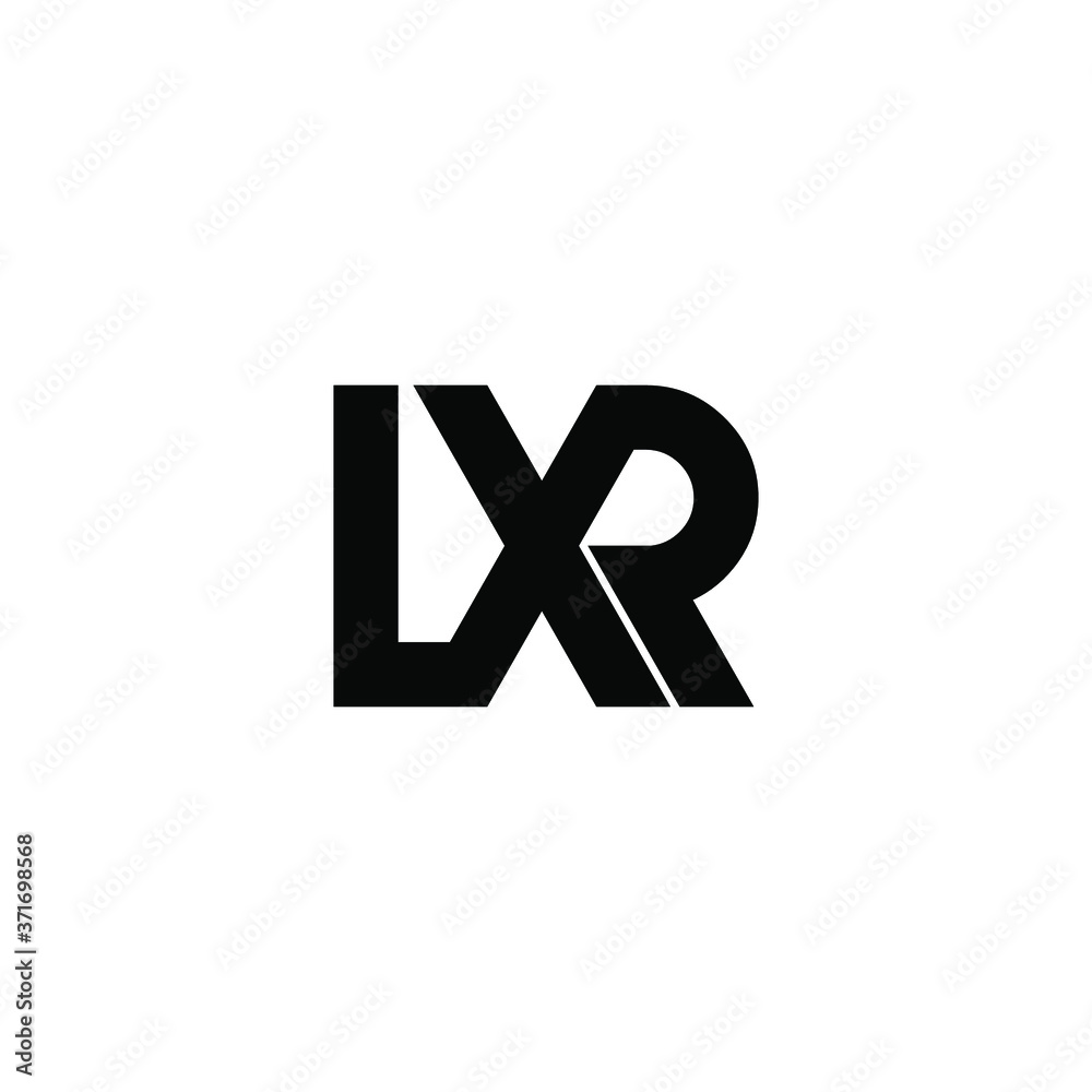 lxr letter original monogram logo design lxr letter original monogram logo design