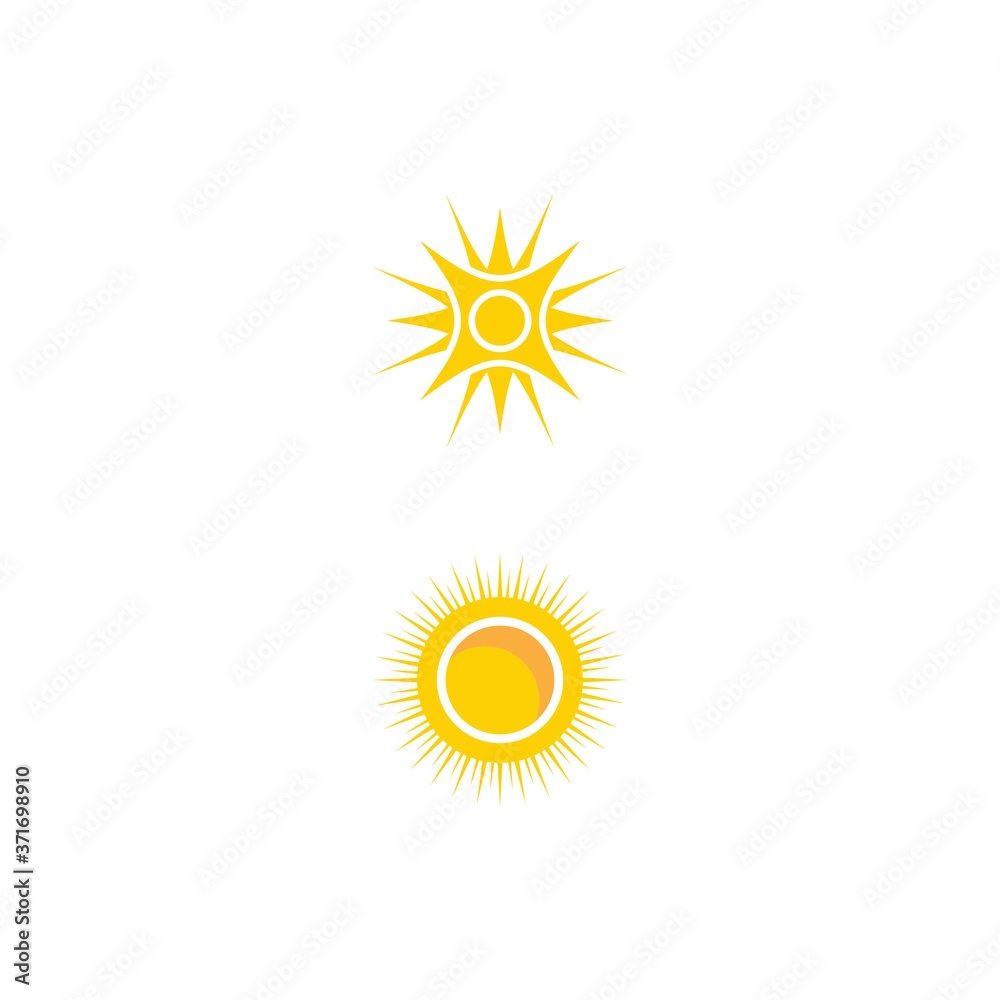 Sun Vector illustration Icon Sun Vector illustration Icon