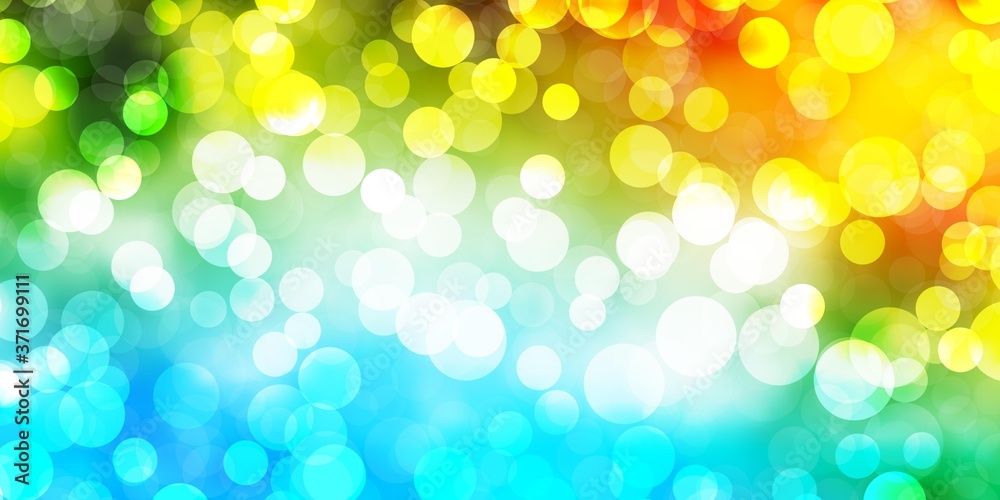 Light Blue, Green vector template with circles. Light Blue, Green vector template with circles.