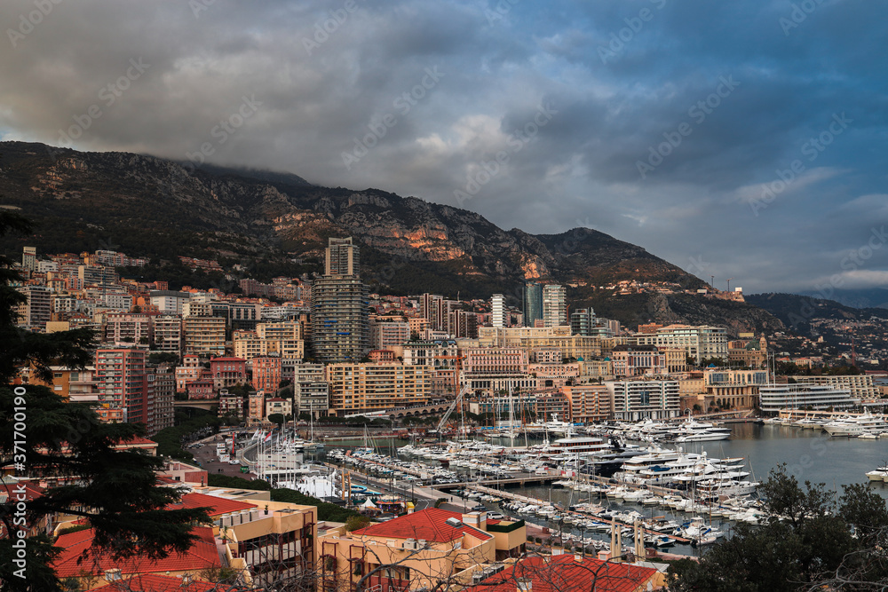 day panorama view of Monaco 