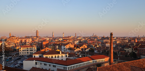 view of Venice from above
