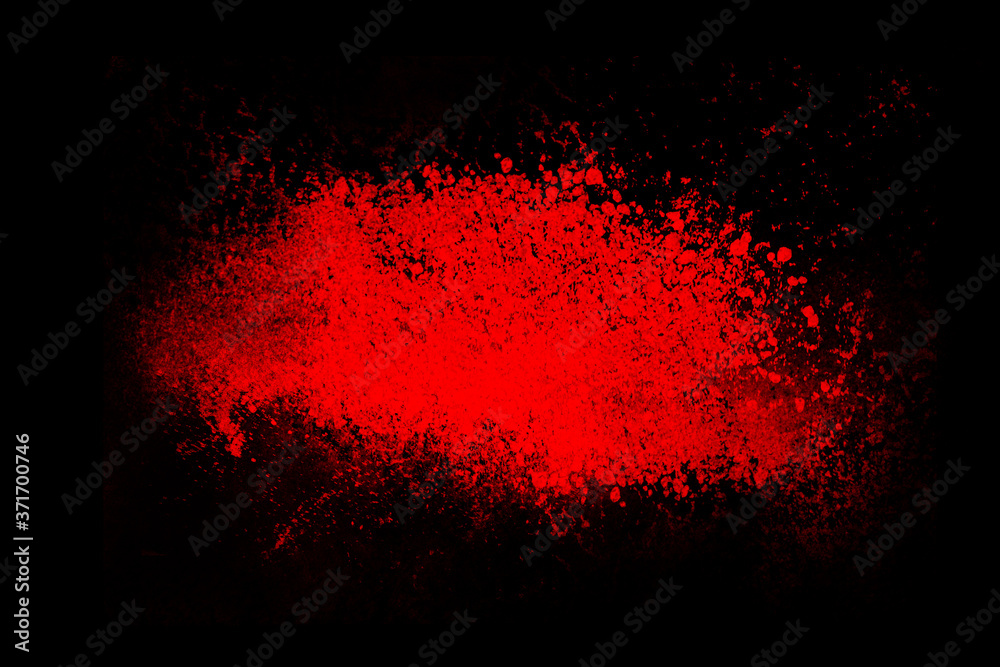 Colorful powder blast High resolution with black background colorful background illustration.