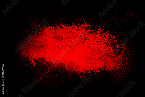 Colorful powder blast High resolution with black background colorful background illustration.