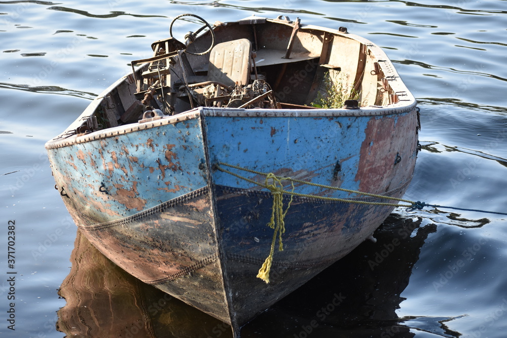 old wooden boat