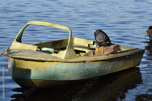 fishing boat on the beach