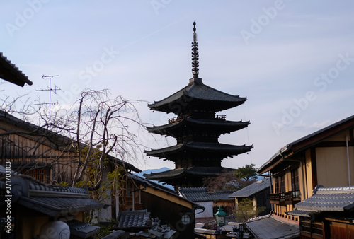 京都の五重の塔