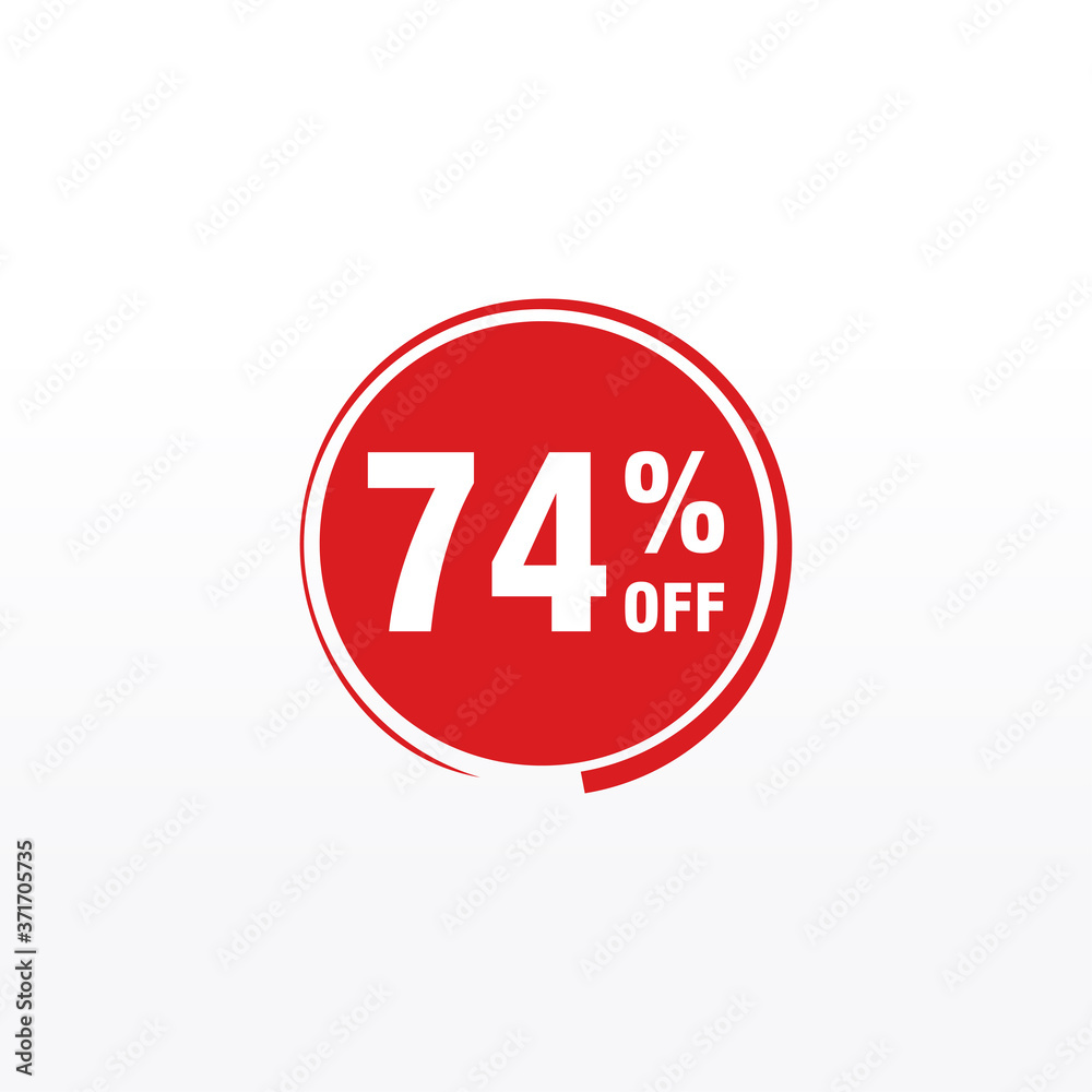 74 discount, Sales Vector badges for Labels, , Stickers, Banners, Tags, Web Stickers, New offer. Discount origami sign banner 74 discount, Sales Vector badges for Labels, , Stickers, Banners, Tags, Web Stickers, New offer. Discount origami sign banner