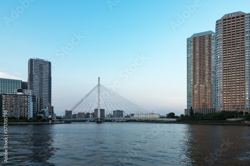 (東京都ｰ都市風景)中央大橋周辺の風景３ © moarave