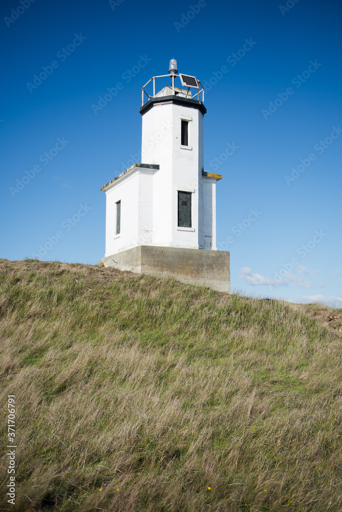 Lighthouse on San Juan Island off coast of Washington State, USA