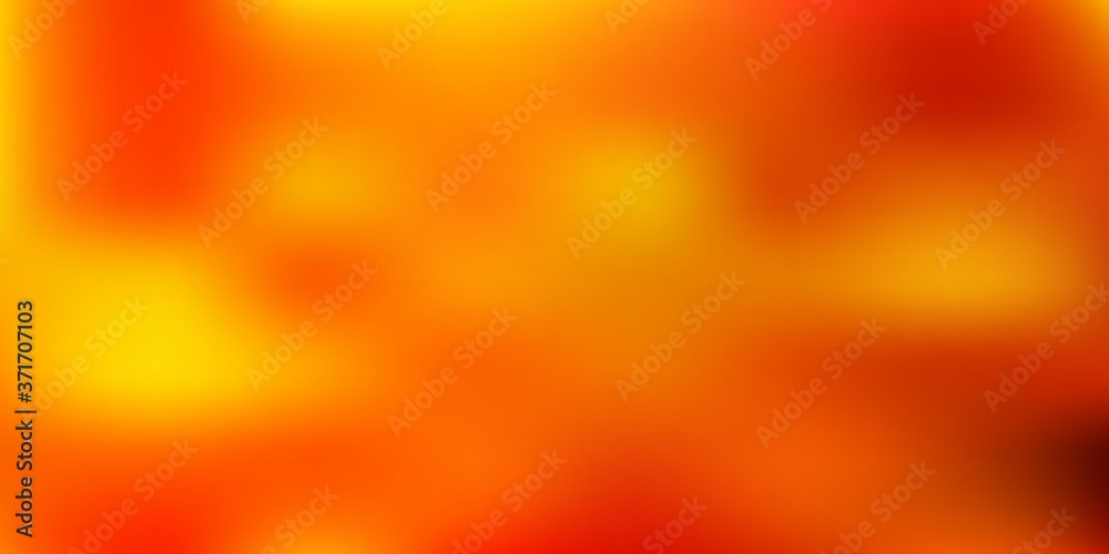 Dark yellow vector gradient blur pattern.