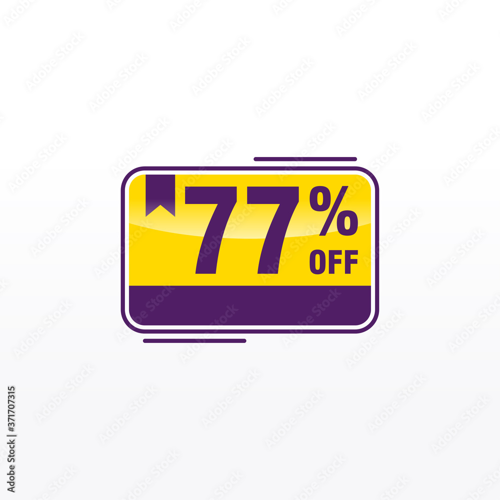 77 discount, Sales Vector badges for Labels, , Stickers, Banners, Tags, Web Stickers, New offer. Discount origami sign banner 77 discount, Sales Vector badges for Labels, , Stickers, Banners, Tags, Web Stickers, New offer. Discount origami sign banner