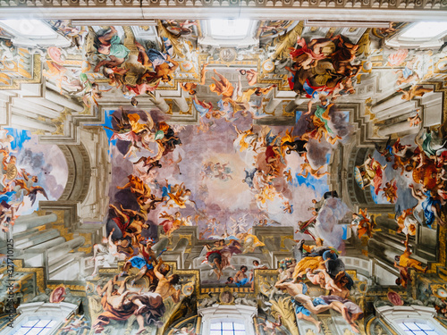 Photography The interior of Sant'Ignazio, Rome