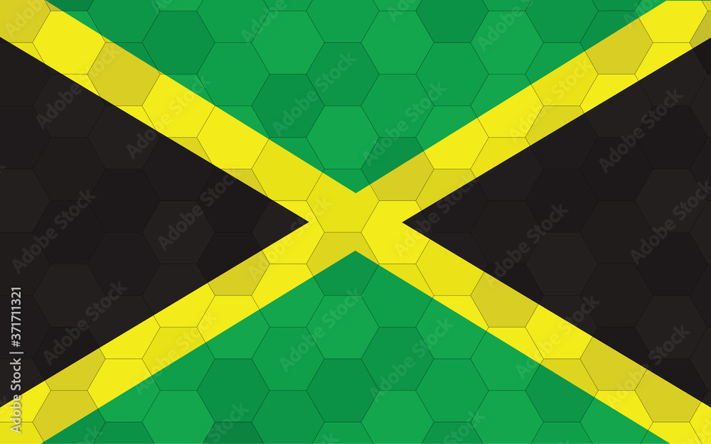 Fotografie Jamaica flag illustration