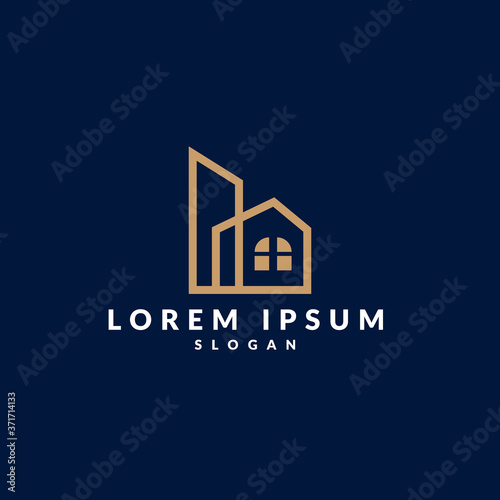 Real Estate, Property, modern and Construction Logo design