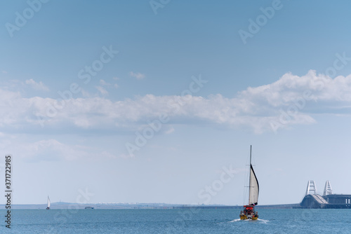 sailing boat in the sea