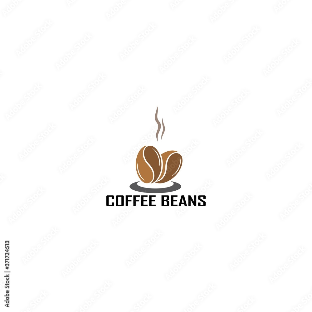 vector coffee beans template vector icon illustration vector coffee beans template vector icon illustration