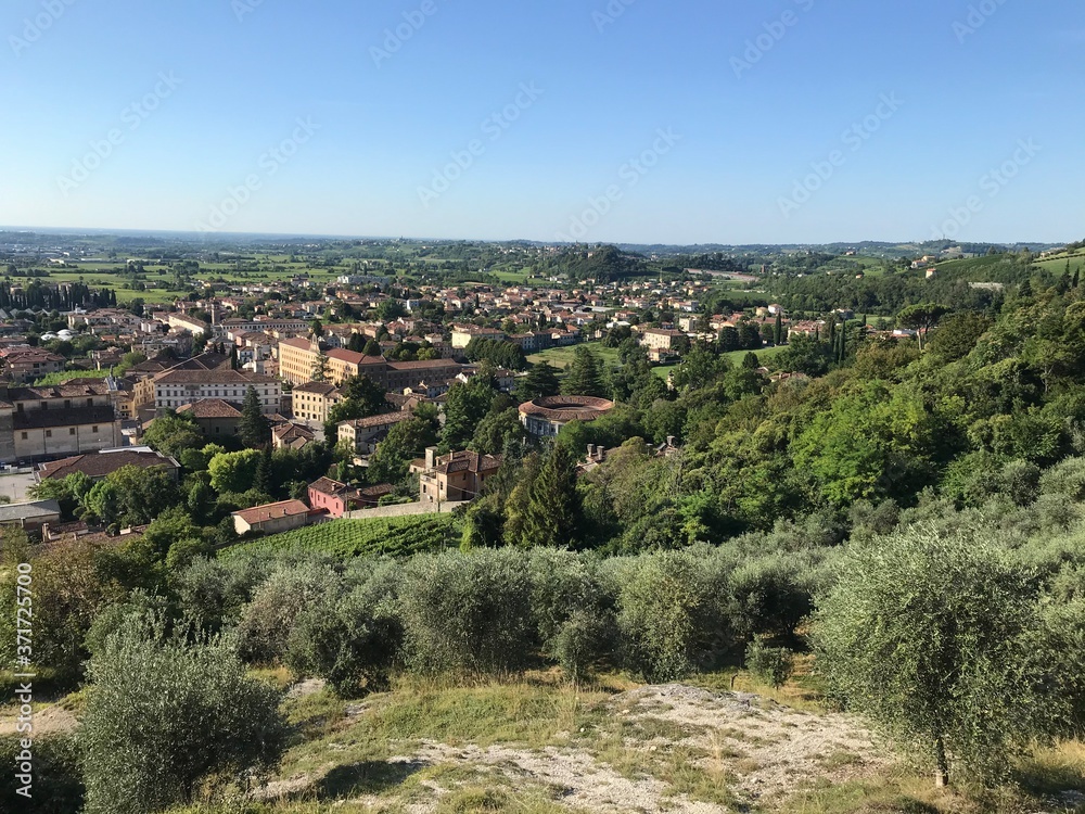 panoramic view of the city of Vittorio Veneto