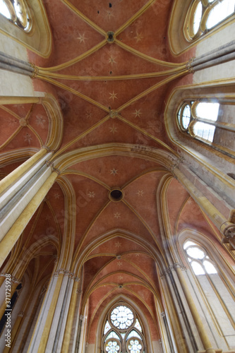 Gotisches Gewölbe der Klosterkirche Haina in Nordhessen
