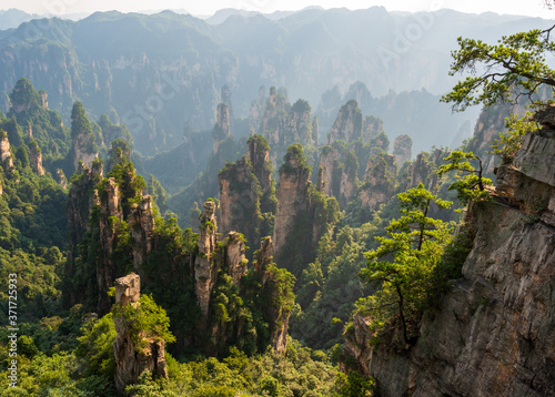 mountains in Zhangjiajie national park, China