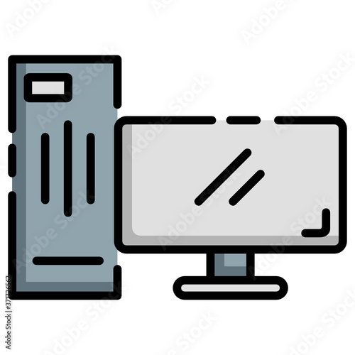 vector computer icon