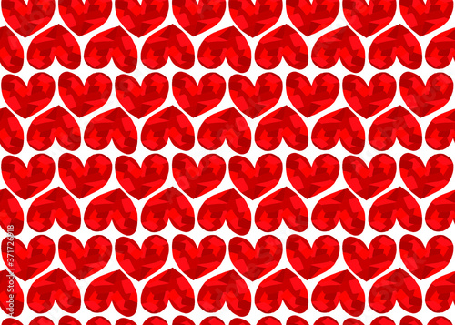 Plano de fundo vetorial com corações manchados, criando um visual encantador e artesanal, perfeito para transmitir amor e carinho em qualquer projeto