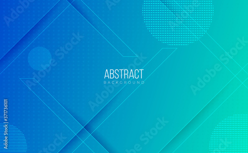Modern professional blue vector Abstract Technology business background with lines shadows