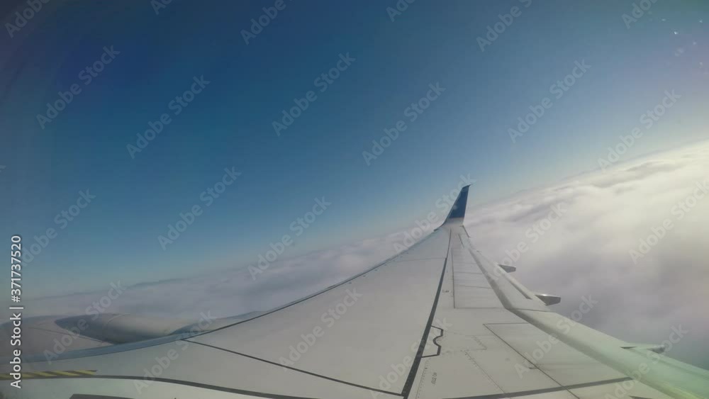 Airplane Flying Through the Clouds Airplane Flying Through the Clouds