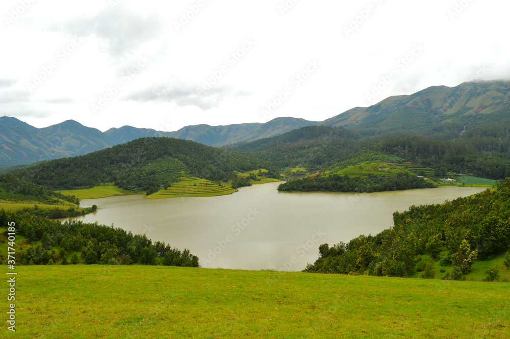 misty valley in Emerald Nilgiris misty valley in Emerald Nilgiris